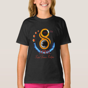 Camiseta Total Eclipse 4 luas abril 8 - 2024