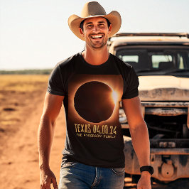 Camiseta Total Eclipse Texas 2024 Personalizado