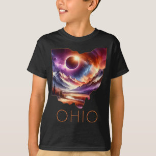 Camiseta Total Solar Eclipse 2024 State Ohio Totality April