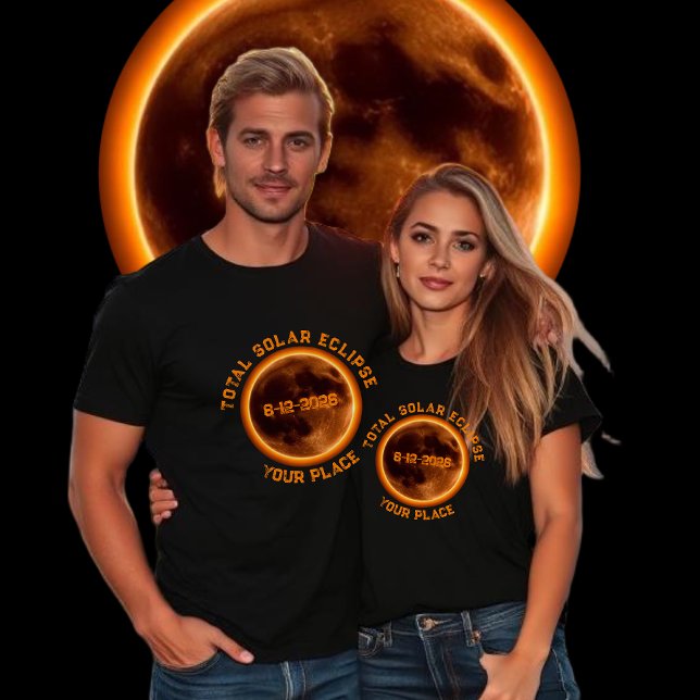 Camiseta Total Solar Eclipse 2026 (Total Solar Eclipse August 12, 2026 t shirts)