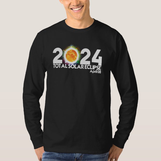 Camiseta Total Solar Eclipse April 2024 Totality (Frente)
