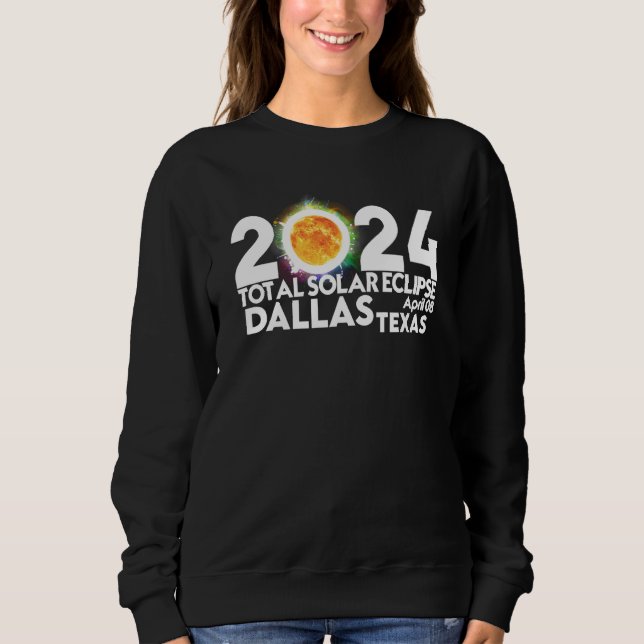 Camiseta Total Solar Eclipse Dallas TEXAS April 8 2024 Tota (Frente)
