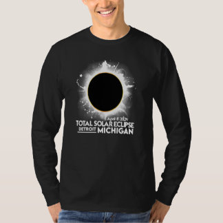 Camiseta Total Solar Eclipse Detroit Michigan April 8 2024