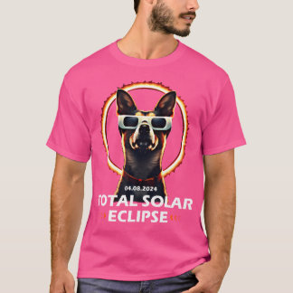 Camiseta Total Solar Eclipse Dog April 8 2024 Usa Astronomy
