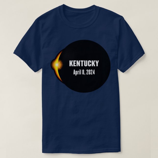 Camiseta Total Solar Eclipse Kentucky 2024 TShirt (Frente do Design)