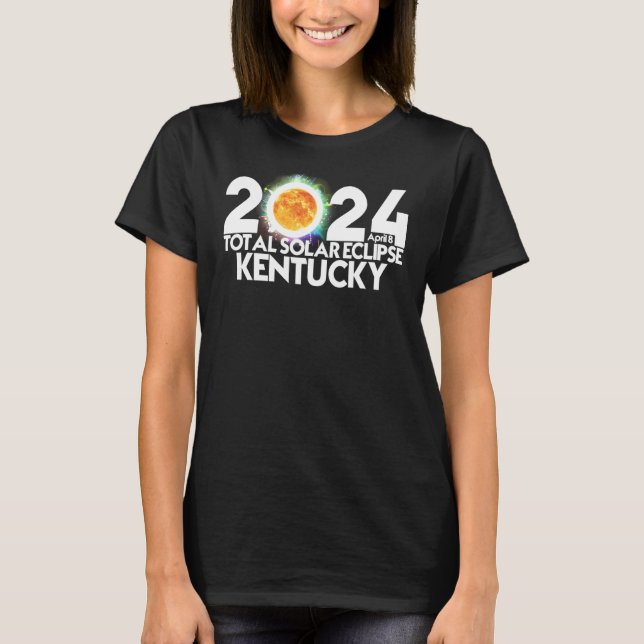 Camiseta Total Solar Eclipse KENTUCKY abril 8 2024 American (Frente)