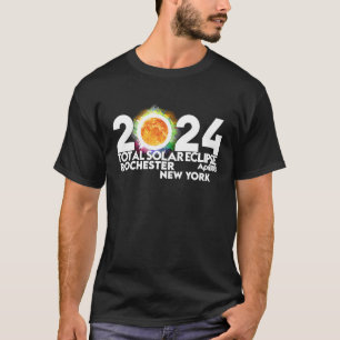 Camiseta Total Solar Eclipse Rochester Nova Iorque abril de