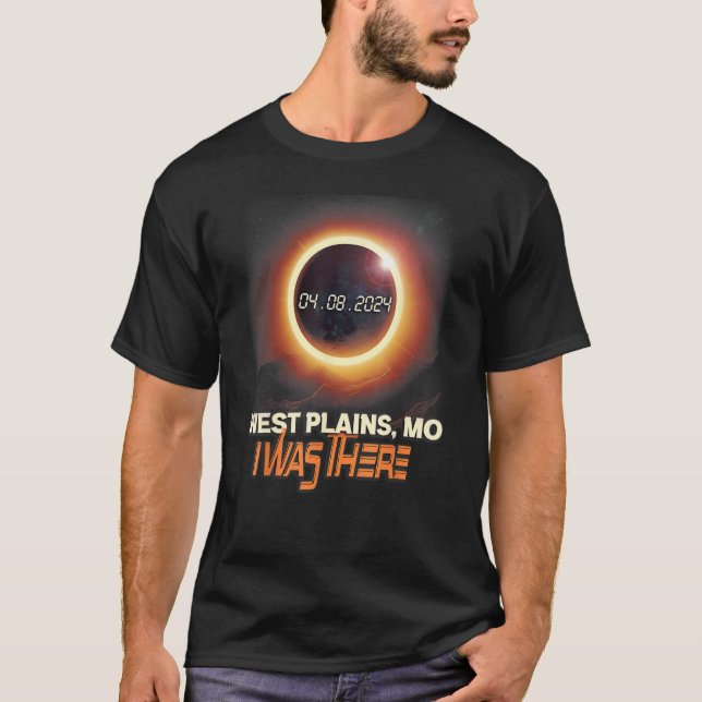 Camiseta Total Solar Eclipse West Plains Missouri (Frente)