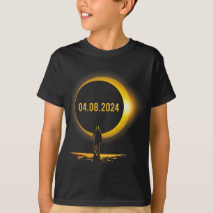 Camiseta Totalidade 04 08 24 Eclipse Solar Total Engraçado