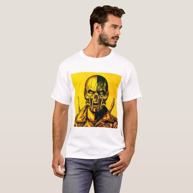 Camiseta Totalidade do crânio (Frente Completa)