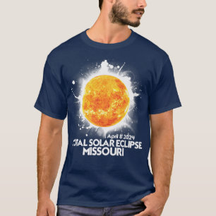 Camiseta Totality Missouri 2024 Total Solar Eclipse America