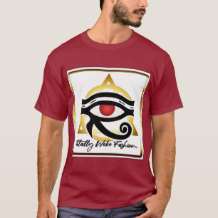 Camiseta Totally Woke Fashion Burgundy Men