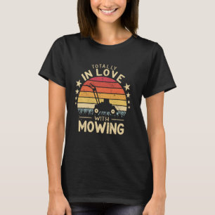Camiseta Totalmente Apaixonado Por Cortar retro jardineiro