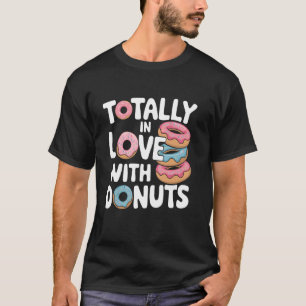 Camiseta Totalmente Apaixonado por Donuts Doughnut Donut
