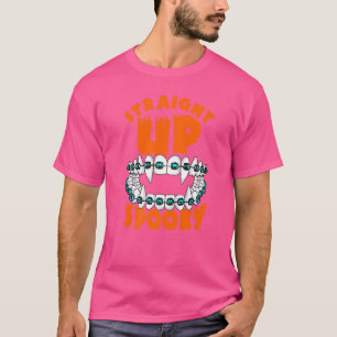 Camiseta Totalmente Espantoso e Dentes Aterrorizantes  