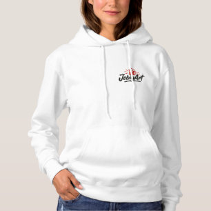 Camiseta Totalmente feminina camisola com capuz de manga co