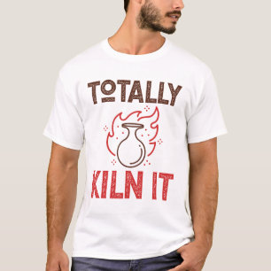 Camiseta Totalmente Forno Cerâmica Cerâmica Argila Vasos