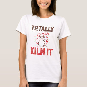 Camiseta Totalmente Forno Cerâmica Cerâmica Argila Vasos