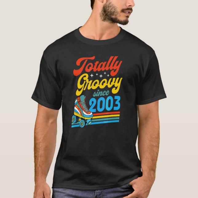 Camiseta Totalmente Groovy Desde 2003, Nascimento do Skate  (Frente)