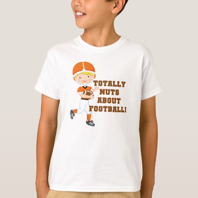 Camiseta Totalmente loucos sobre o futebol (Frente)