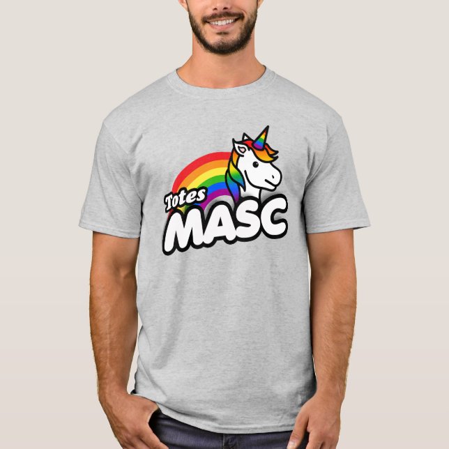 Camiseta Totalmente masculino (Frente)