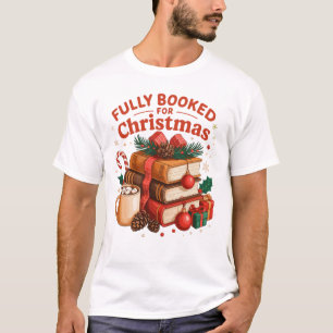Camiseta Totalmente Reservado Para Livros de Natal Aconcheg