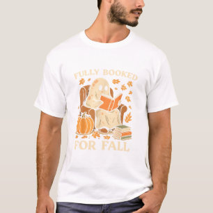 Camiseta Totalmente Reservado Para Livros de Outono Abóbora
