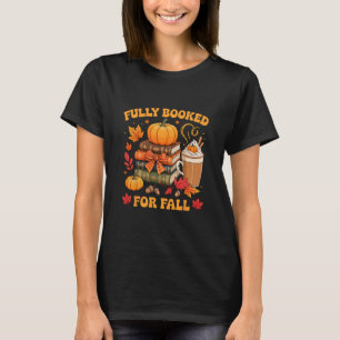 Camiseta Totalmente Reservado Para Livros de Outono Abóbora