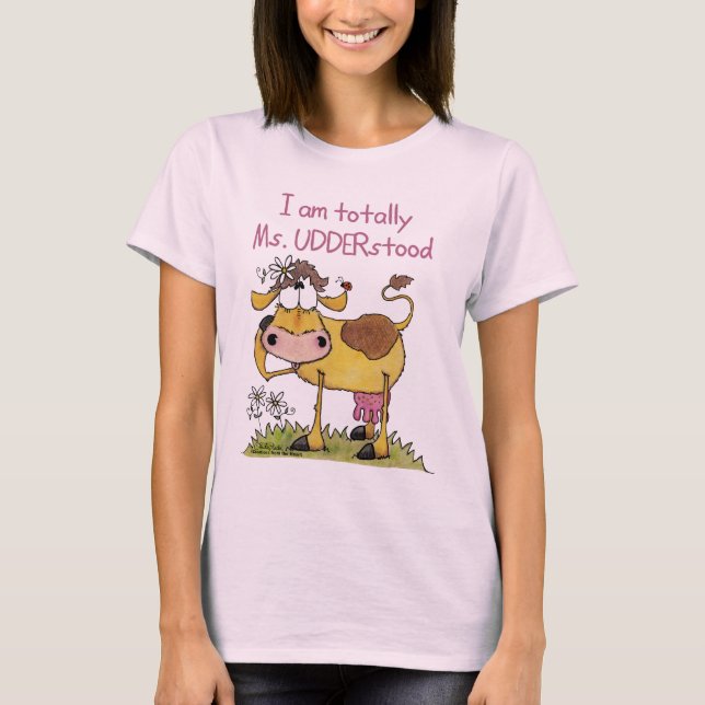 Camiseta Totalmente Sra. UDDERstand (Frente)