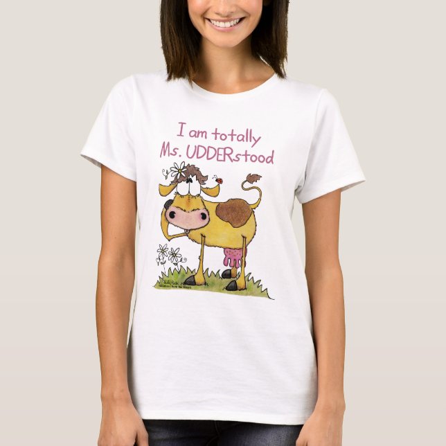 Camiseta Totalmente Sra. UDDERstand (Frente)