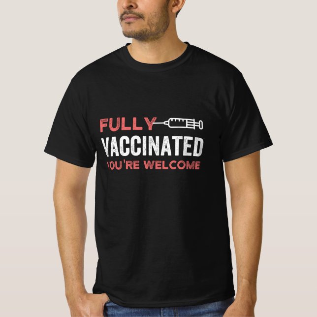 Camiseta totalmente vacinado (Frente)