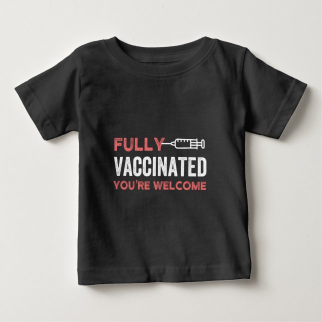 Camiseta Totalmente Vacinado. (Frente)