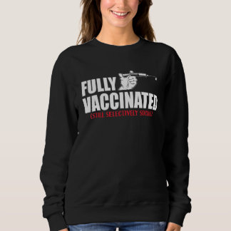 Camiseta Totalmente Vacinado Ainda Anti-Social Seletivament