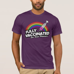 CAMISETA TOTALMENTE VACINADO PELO SEU PRAZER