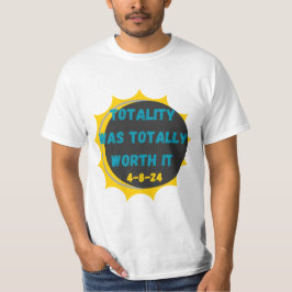 Camiseta totalmente vale duas vezes eclipse solar na vida