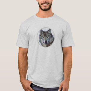 Camiseta Totem do animal do lobo