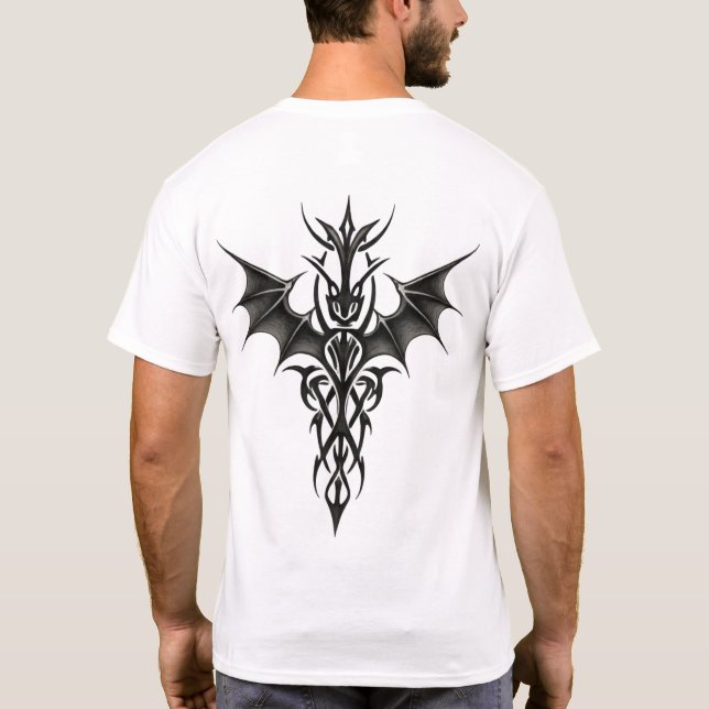 Camiseta Tótem Dragão Tribal (Verso)