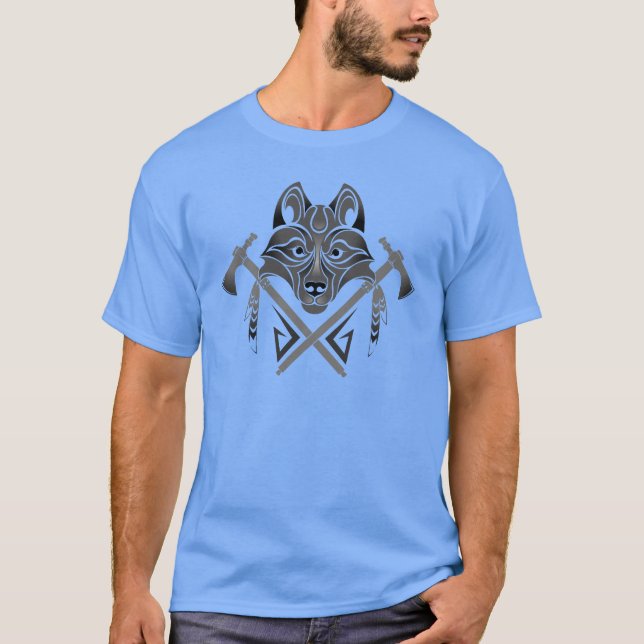 Camiseta totem lobo (Frente)