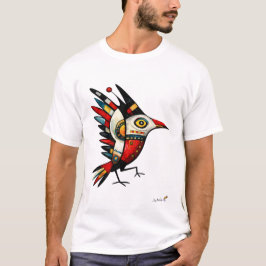 Camiseta Totemic Bird – Abstract Tribal Symbol