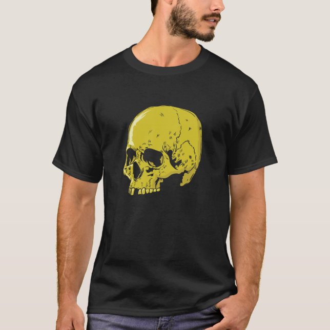 Camiseta Totenkopf aus Dourado (Frente)