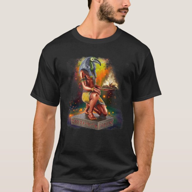 Camiseta Toth o Deus Egípcio do Conhecimento  (Frente)