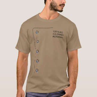 Camiseta Totsuki Culinary Academy Anime Manga Cosplay Shoku