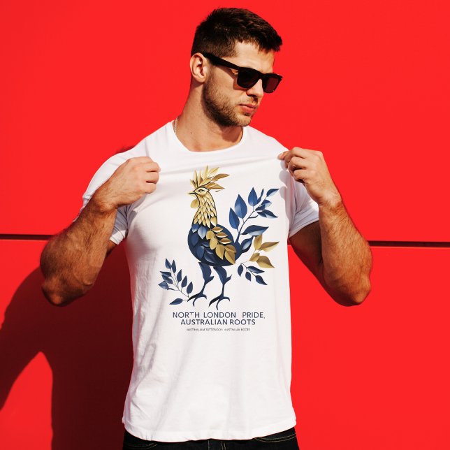 Camiseta Tottenham Hotspur | Cockerel e Lily Flower Design (Criador carregado)