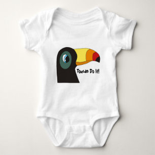 Camiseta Toucan fá-lo! Bodysuit do bebê