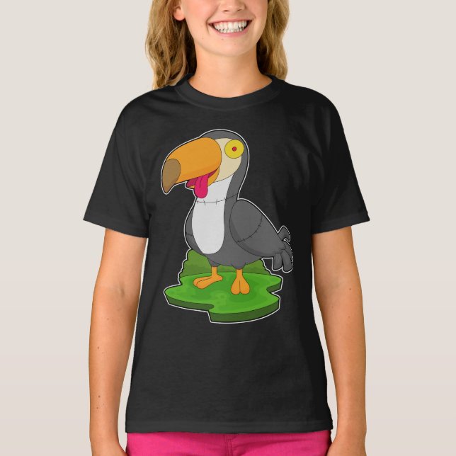 Camiseta Toucan Halloween Zombie (Frente)