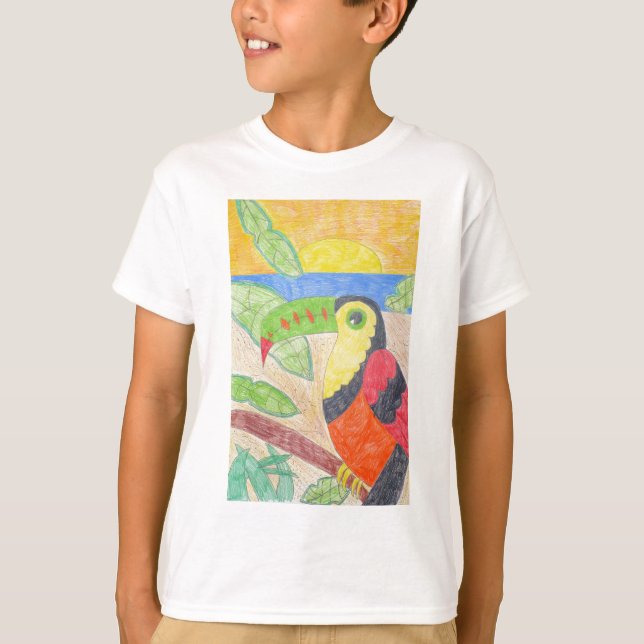 Camiseta Toucan pelo T de Abby (Frente)