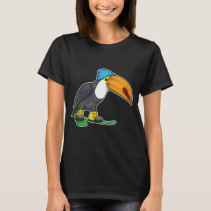 Camiseta Toucan Skier Eski Winter