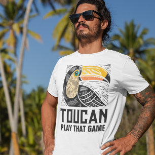 Camiseta Toucan Tocar o Game Beach Party Mexico