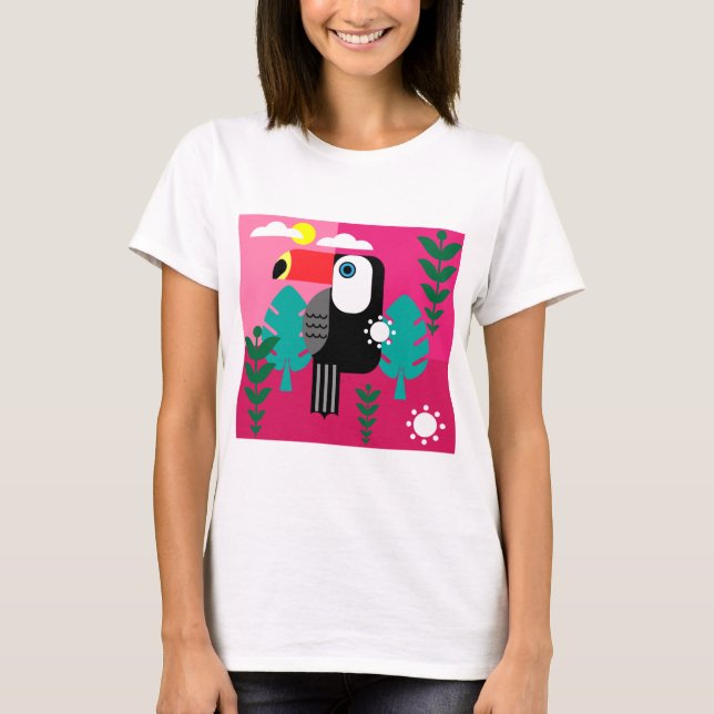 Camiseta Toucan Tropical Bird (Frente)
