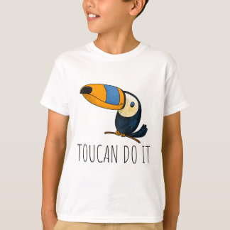 Camiseta Toucan, um tucano engraçado e bonito para crianças